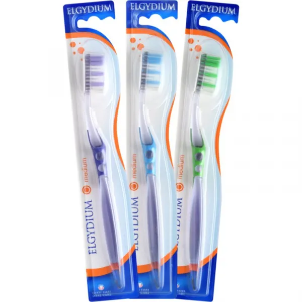 Elgydium Inter-Active Medium zubná kefka medium 1 ks