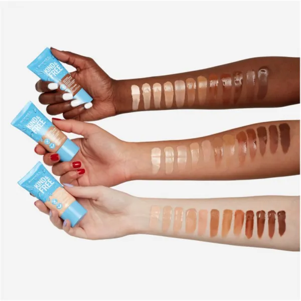 Rimmel Kind & Free ľahký hydratačný make-up odtieň 410 Latte 30 ml