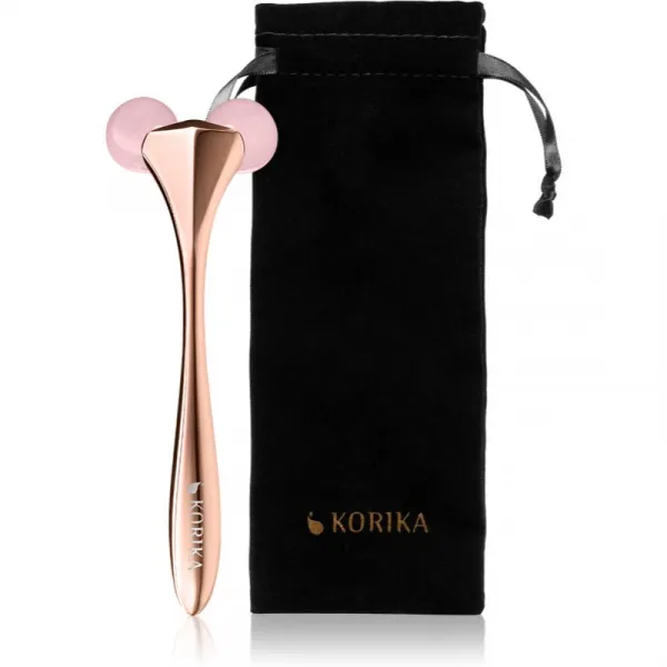 KORIKA Tools 3D Face Roller Rose Jade Stone masážny valček na tvár Rose Jade Stone