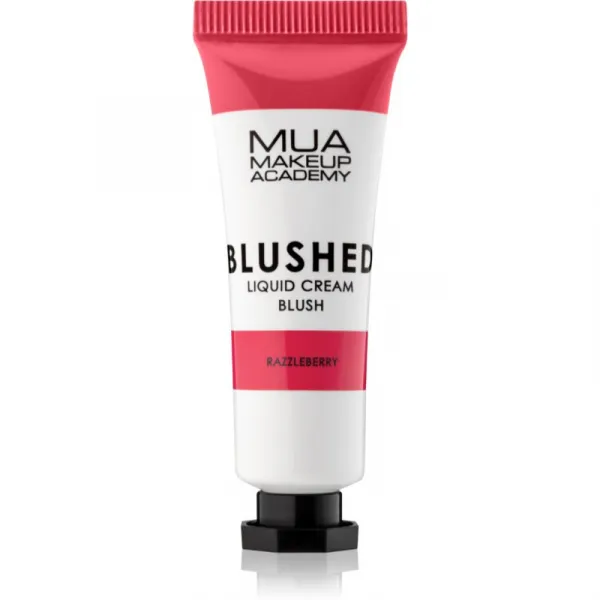 MUA Makeup Academy Blushed Liquid Blusher tekutá lícenka odtieň Razzleberry 10 ml