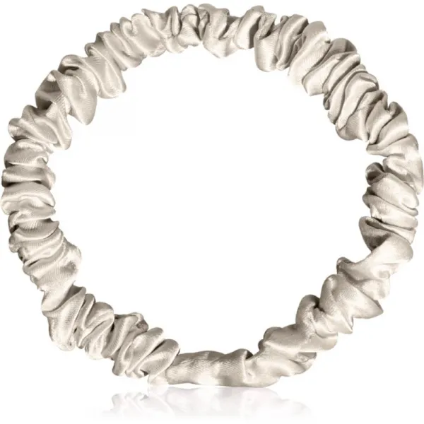 Notino Silk Collection Scrunchie Set súprava hodvábnych gumičiek do vlasov odtieň Cream