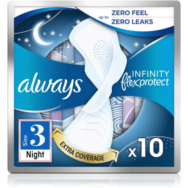 Always Infinity Day & Night vložky na deň aj noc 10 ks