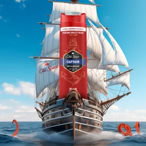 Old Spice Captain sprchový gél a šampón 2 v 1 2x400 ml