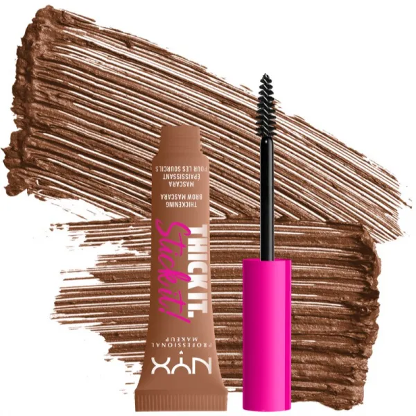 NYX Professional Makeup Thick it Stick It Brow Mascara riasenka na obočie odtieň 03 Auburn 7 ml