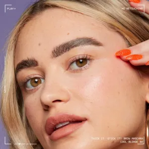 NYX Professional Makeup Thick it Stick It Brow Mascara riasenka na obočie odtieň 02 Cool Blonde 7 ml