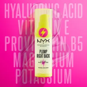 NYX Professional Makeup Plump Right Back Plump Serum And Primer dlhotrvajúca podkladová báza 30 ml