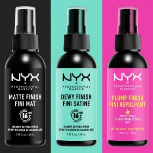 NYX Professional Makeup Plump Finish Setting Spray fixačný sprej na make-up s vitamínmi 60 ml