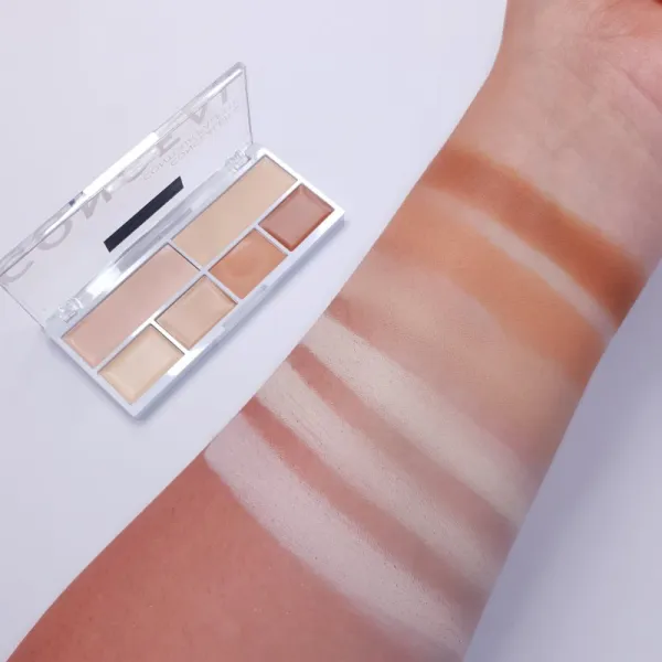 Revolution Relove Conceal Me paleta korektorov odtieň Fair 2,8 g