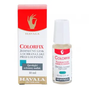 Mavala Nail Beauty Colorfix vrchný lak na nechty pre dokonalú ochranu a intenzívny lesk 10 ml