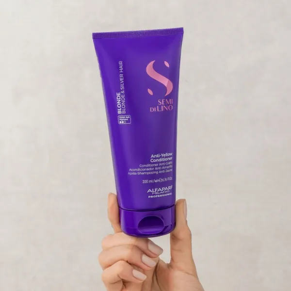Alfaparf Milano Semi di Lino Blonde fialový kondicionér pre blond a melírované vlasy 200 ml