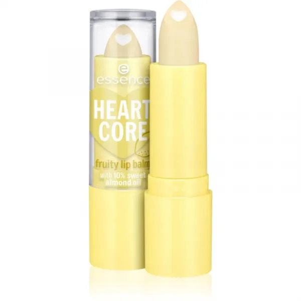 essence HEART CORE balzam na pery odtieň 04 Lemon 3 g