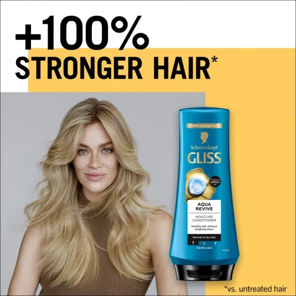 Schwarzkopf Gliss Aqua Revive balzam na vlasy pre normálne až suché vlasy 200 ml