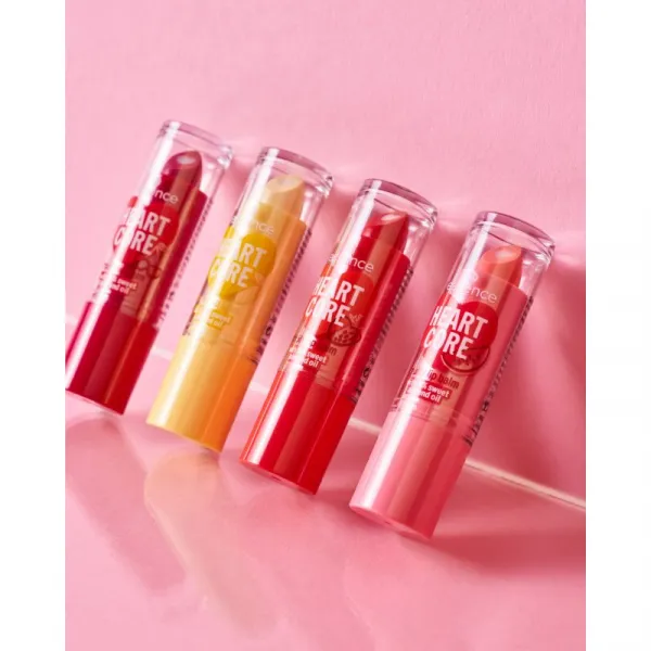 essence HEART CORE balzam na pery odtieň 04 Lemon 3 g