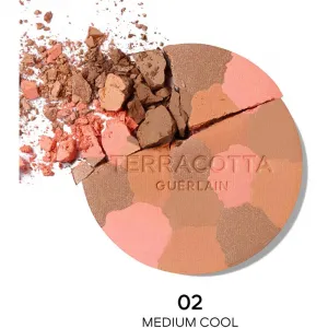 GUERLAIN Terracotta Light bronzujúci rozjasňujúci púder plniteľný odtieň 02 Medium Cool 10 g