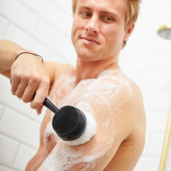 PMD Beauty Silverscrub Loofah Replacements náhradná hlavica pre čistiacu kefku Black 2 ks