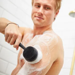 PMD Beauty Silverscrub Loofah Replacements náhradná hlavica pre čistiacu kefku Black 2 ks