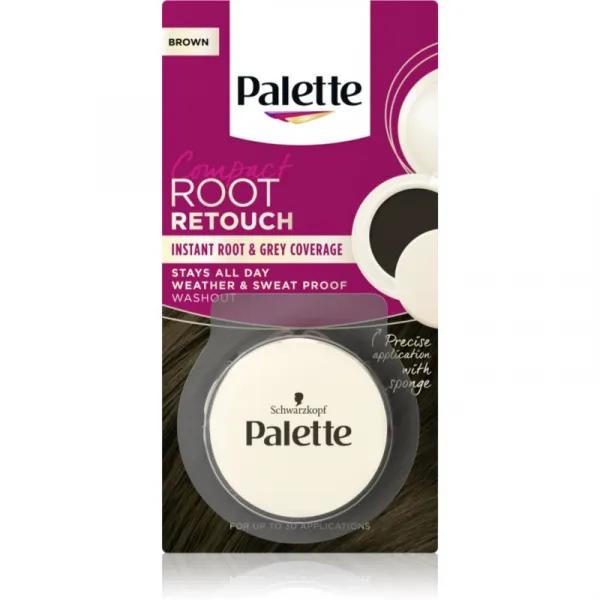 Palette Compact Root Retouch viacúčelový kompaktný púder hnedý 3 g