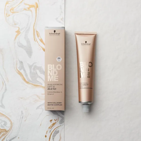 Schwarzkopf Professional Blondme Lift & Blend zosvetľujúcí krém pre blond vlasy odtieň Ice 60 ml