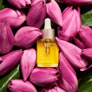 Clarins Lotus Treatment Oil regeneračný olej s vyhladzujúcim účinkom na deň aj noc 30 ml