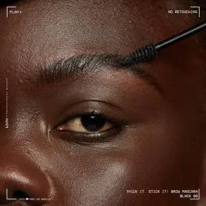 NYX Professional Makeup Thick it Stick It Brow Mascara riasenka na obočie odtieň 08 - Black 7 ml