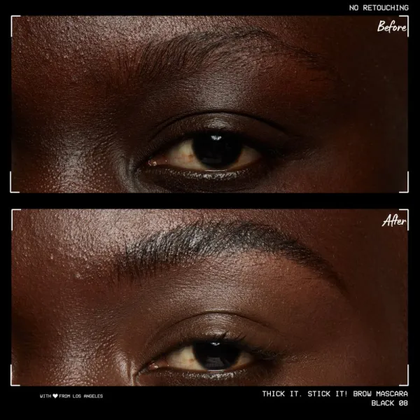 NYX Professional Makeup Thick it Stick It Brow Mascara riasenka na obočie odtieň 08 - Black 7 ml