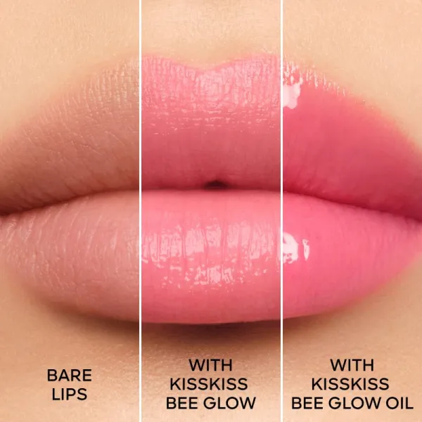 GUERLAIN KissKiss Bee Glow vyživujúci a hydratačný balzam na pery odtieň 258 Rose Glow 3.2 g