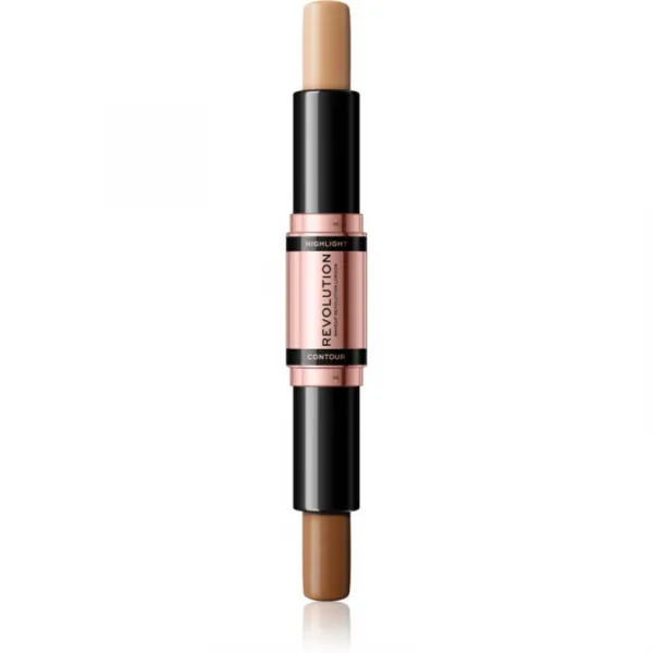 Revolution Fast Base obojstranná kontúrovacia tyčinka odtieň Medium 2x4.3 g