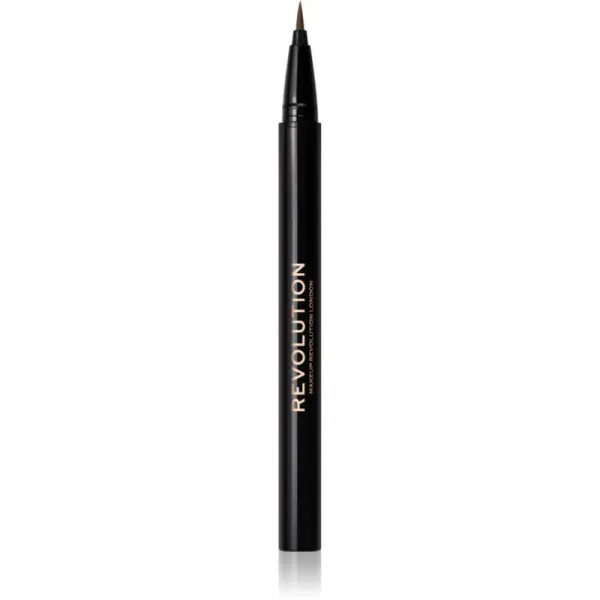 Makeup Revolution Hair Stroke Brow Pen fix na obočie odtieň Medium Brown 0.5 ml