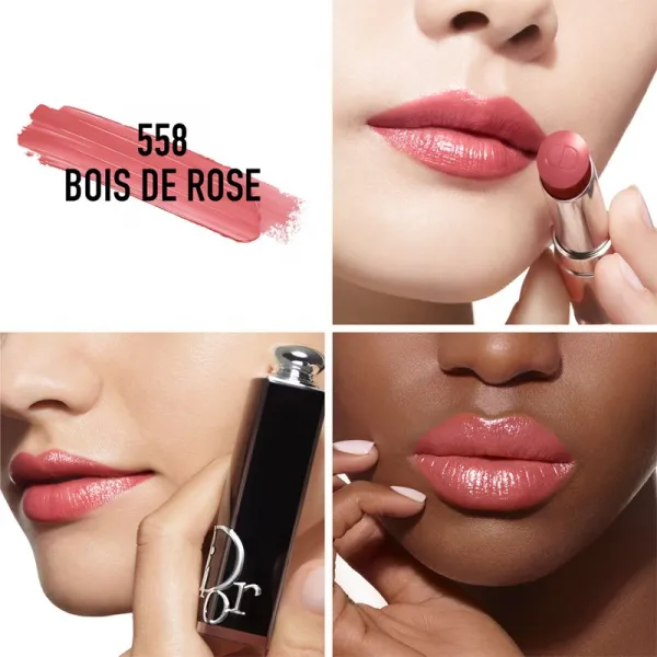 DIOR Dior Addict lesklý rúž plniteľná odtieň 558 Bois de Rose 3.2 g