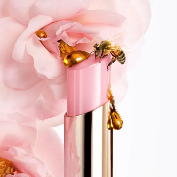 GUERLAIN KissKiss Bee Glow vyživujúci a hydratačný balzam na pery odtieň 258 Rose Glow 3.2 g