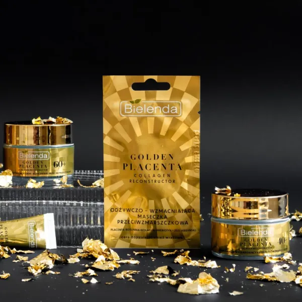 Bielenda Golden Placenta Collagen Reconstructor hydratačný a vyhladzujúci krém  40+ 50 ml