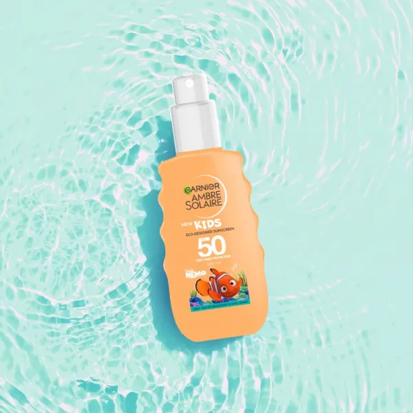 Garnier Ambre Solaire Kids opaľovací sprej pre deti SPF 50+ 150 ml