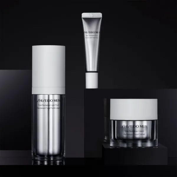 Shiseido Men Total Revitalizer fluid proti starnutiu pleti proti vráskam pre mužov 70 ml