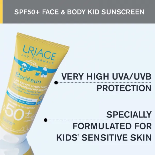 Uriage Bariésun Moisturising Kids Lotion detský ochranný krém SPF 50+ 100 ml