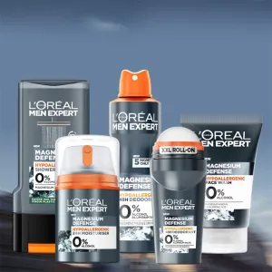 L’Oréal Paris Men Expert Magnesium Defence umývací gél na tvár pre mužov 100 ml