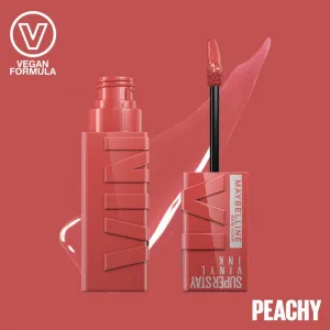 MAYBELLINE NEW YORK SuperStay Vinyl Ink dlhotrvajúci tekutý rúž 15 PEACHY 4.2 ml