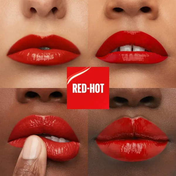MAYBELLINE NEW YORK SuperStay Vinyl Ink dlhotrvajúci tekutý rúž 25 RED HOT 4.2 ml