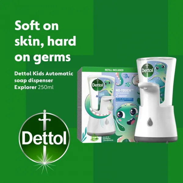 Dettol Kids No-Touch bezdotykový dávkovač mydla 250 ml