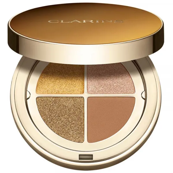 Clarins Ombre 4 Colour Eye Palette paletka očných tieňov pre dlhotrvajúci efekt odtieň 07 Bronze Gradation 4.2 g