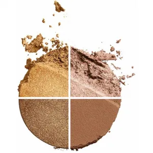 Clarins Ombre 4 Colour Eye Palette paletka očných tieňov pre dlhotrvajúci efekt odtieň 07 Bronze Gradation 4.2 g