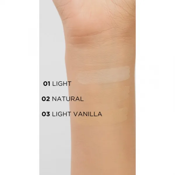 Eveline Cosmetics Variété minerálny kompaktný púder s aplikátorom odtieň 02 Natural 8 g