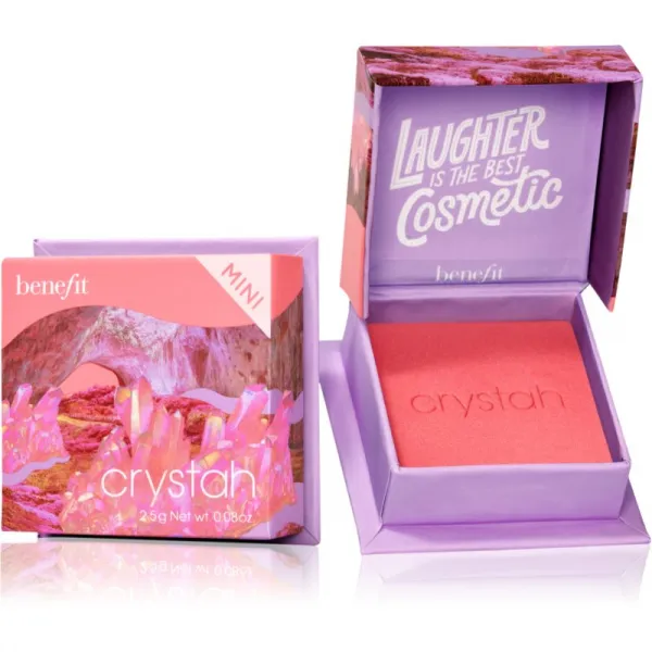 Benefit WANDERful World Mini púdrová lícenka odtieň Crystah 2.5 g