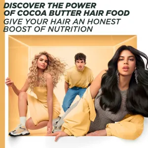 Garnier Fructis Cocoa Butter Hair Food vyhladzujúci šampón pre nepoddajné vlasy 350 ml