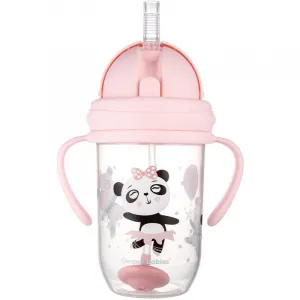 Canpol babies Exotic Animals Cup With Straw hrnček s rúrkou 270 ml