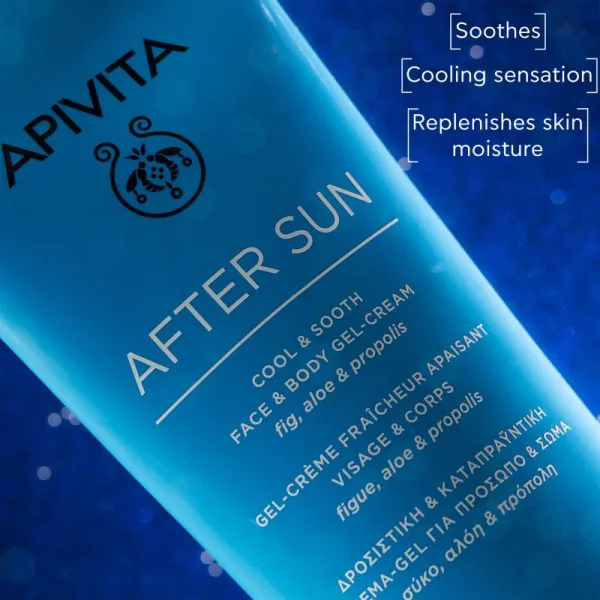 Apivita Bee Sun Safe After Sun Cool & Sooth Face & Body gélový krém po opaľovaní 200 ml