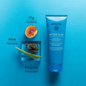 Apivita Bee Sun Safe After Sun Cool & Sooth Face & Body gélový krém po opaľovaní 200 ml
