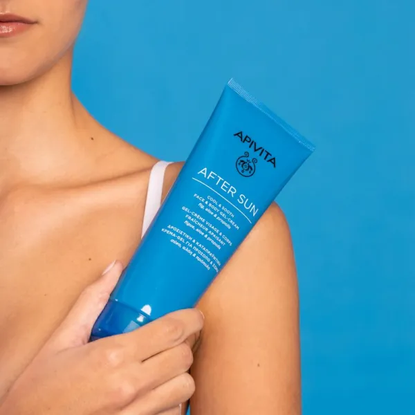 Apivita Bee Sun Safe After Sun Cool & Sooth Face & Body gélový krém po opaľovaní 200 ml