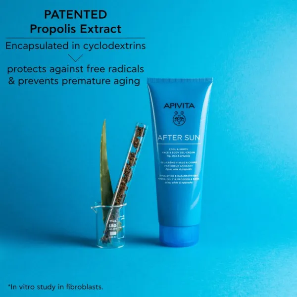 Apivita Bee Sun Safe After Sun Cool & Sooth Face & Body gélový krém po opaľovaní 200 ml