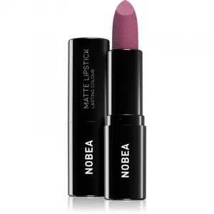 NOBEA Day-to-Day Matte Lipstick matný rúž odtieň Plum purple #M15 3 g