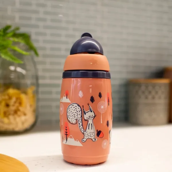 Tommee Tippee Superstar Insulated Straw Pink hrnček s rúrkou pre deti 12m+ 266 ml